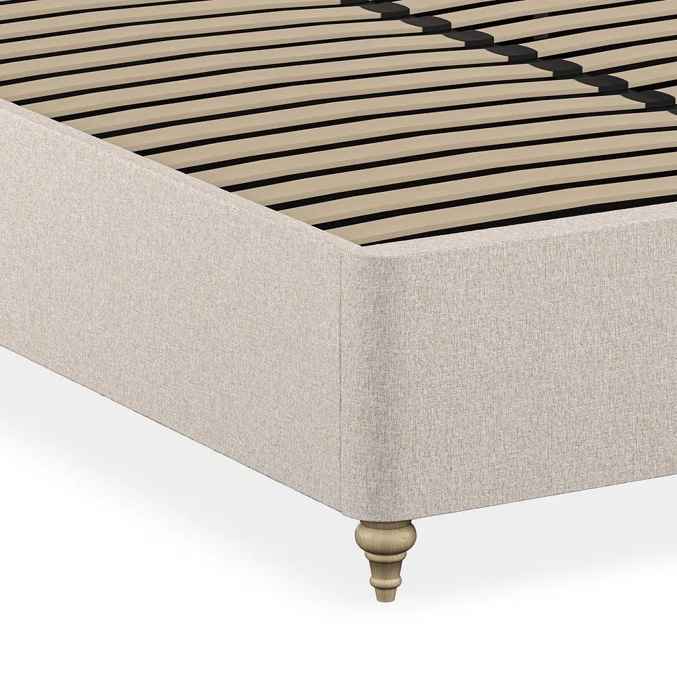 EVESHAM Super King-size Ottoman Bed Carina Parchment Fabric - Image 9