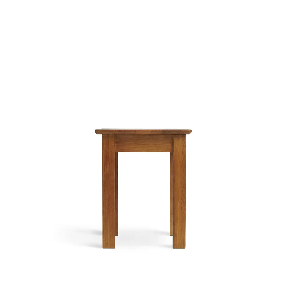 FRENCH FARMHOUSE Dressing Table Stool Rustic Solid Oak - Image 3