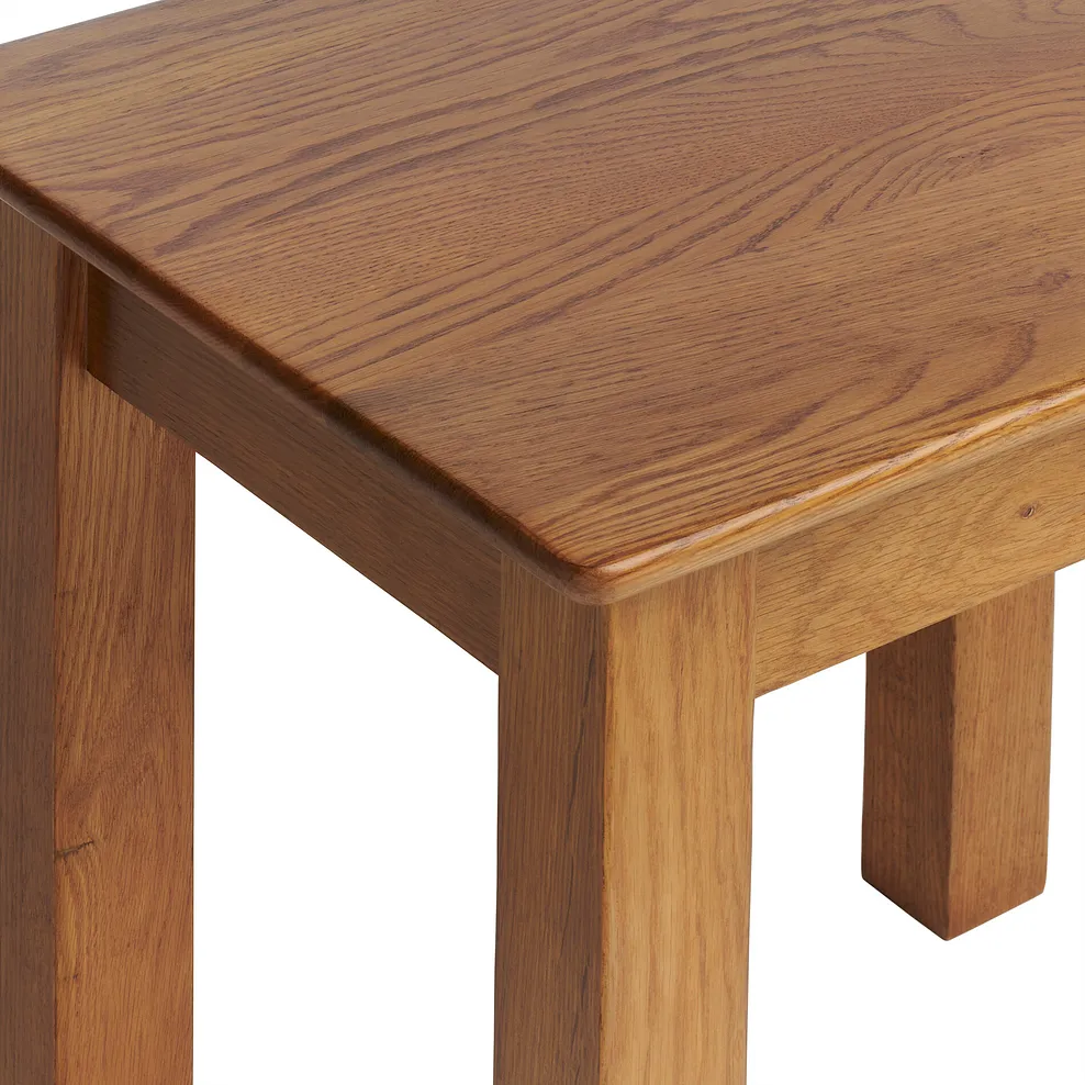 FRENCH FARMHOUSE Dressing Table Stool Rustic Solid Oak - Image 4