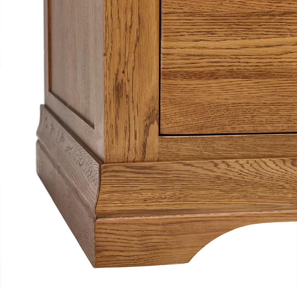FRENCH FARMHOUSE Double Wardrobe Rustic Solid Oak - Image 12