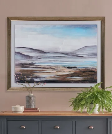 A BREATH OF AIR WALL ART Gold Frame