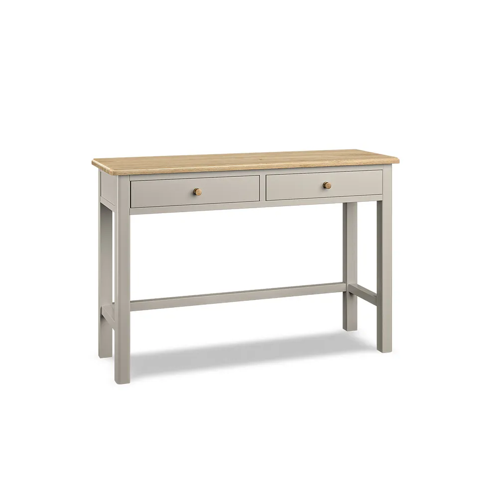 HENLEY Desk Natural Solid Oak & Painted - Image 2
