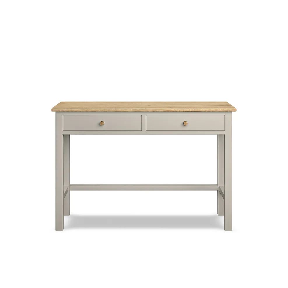 HENLEY Desk Natural Solid Oak & Painted - Image 5