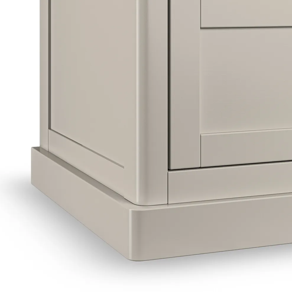 HENLEY Double Wardrobe Natural Solid Oak & Painted - Image 9