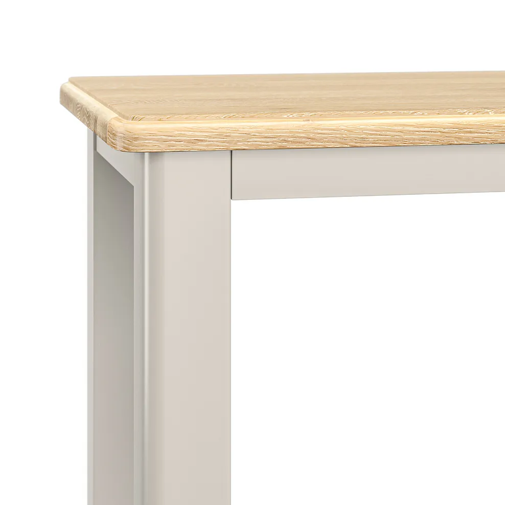HENLEY Side Table Natural Solid Oak & Painted - Image 7