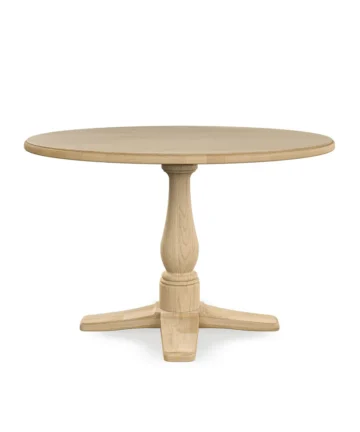 HENLEY Round Dining Table with 4 Chairs Natural Oak