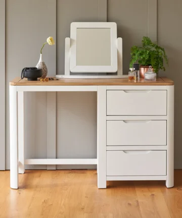 HOVE Dressing Table Mirror Natural Oak & Painted