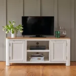 HOVE Large TV Unit Natural Oak & Painted
