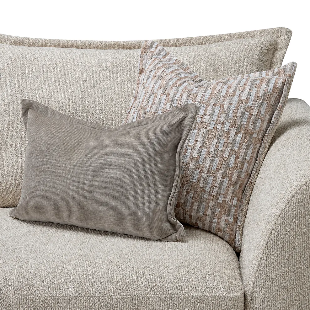HOXLEY 3 Seater Sofa Biscuit Fabric - Image 12