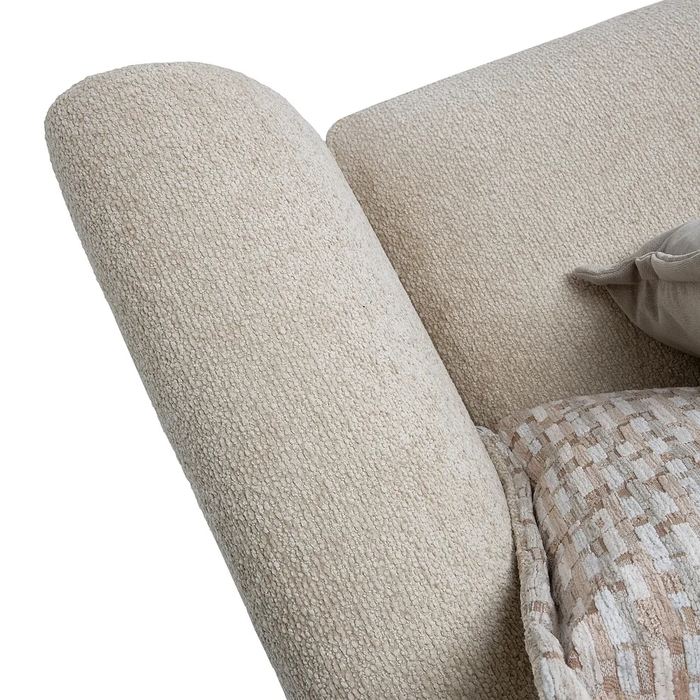 HOXLEY 3 Seater Sofa Biscuit Fabric - Image 13