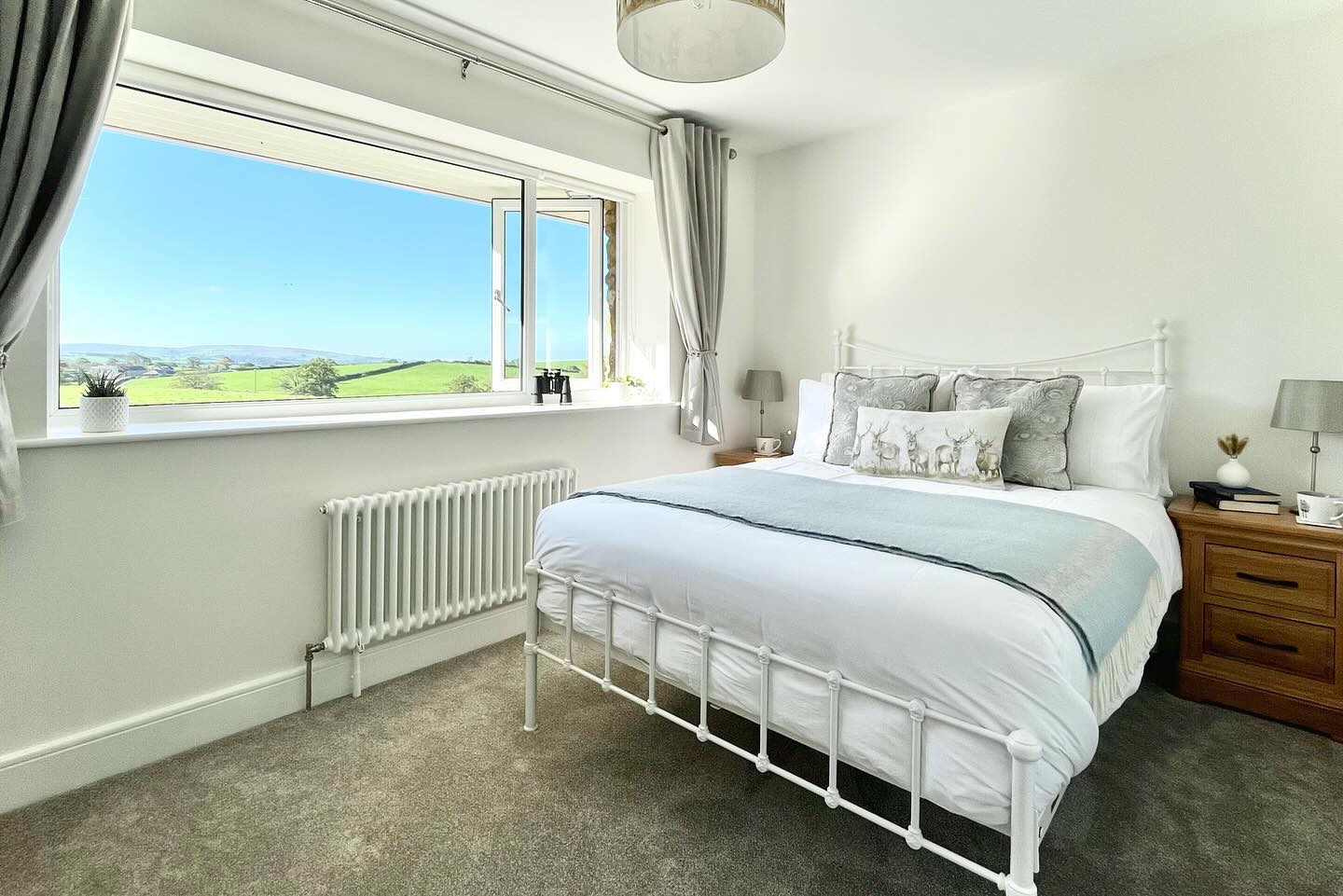 CANTERBURY 2 Drawer Bedside Table Natural Solid Oak - Image 11