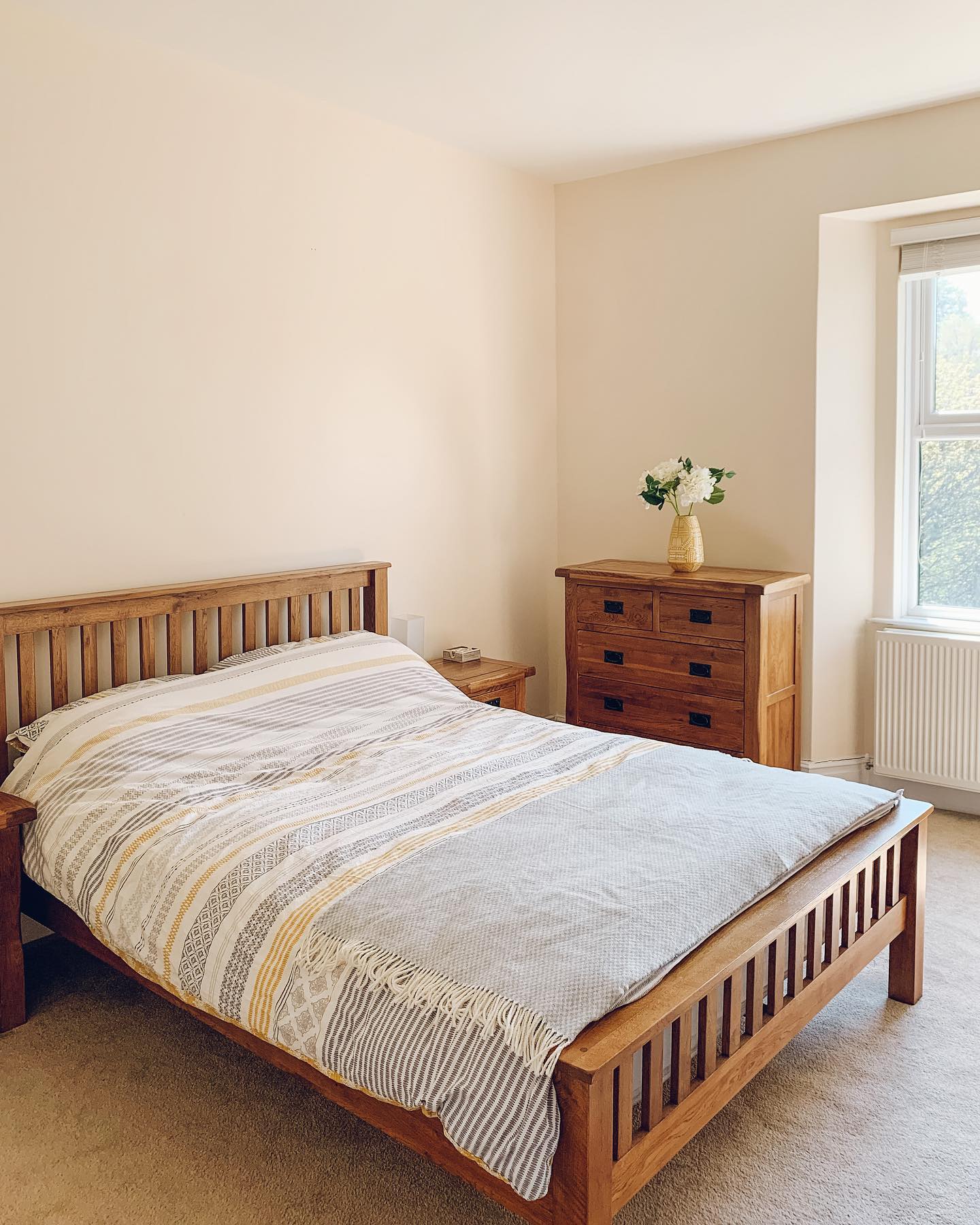 ORIGINAL RUSTIC King-Size Bed Rustic Solid Oak Frame - Image 6