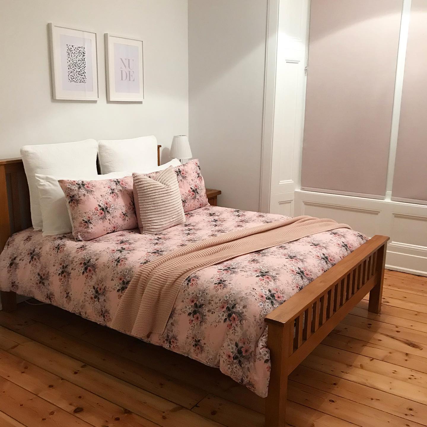 ORIGINAL RUSTIC King-Size Bed Rustic Solid Oak Frame - Image 8