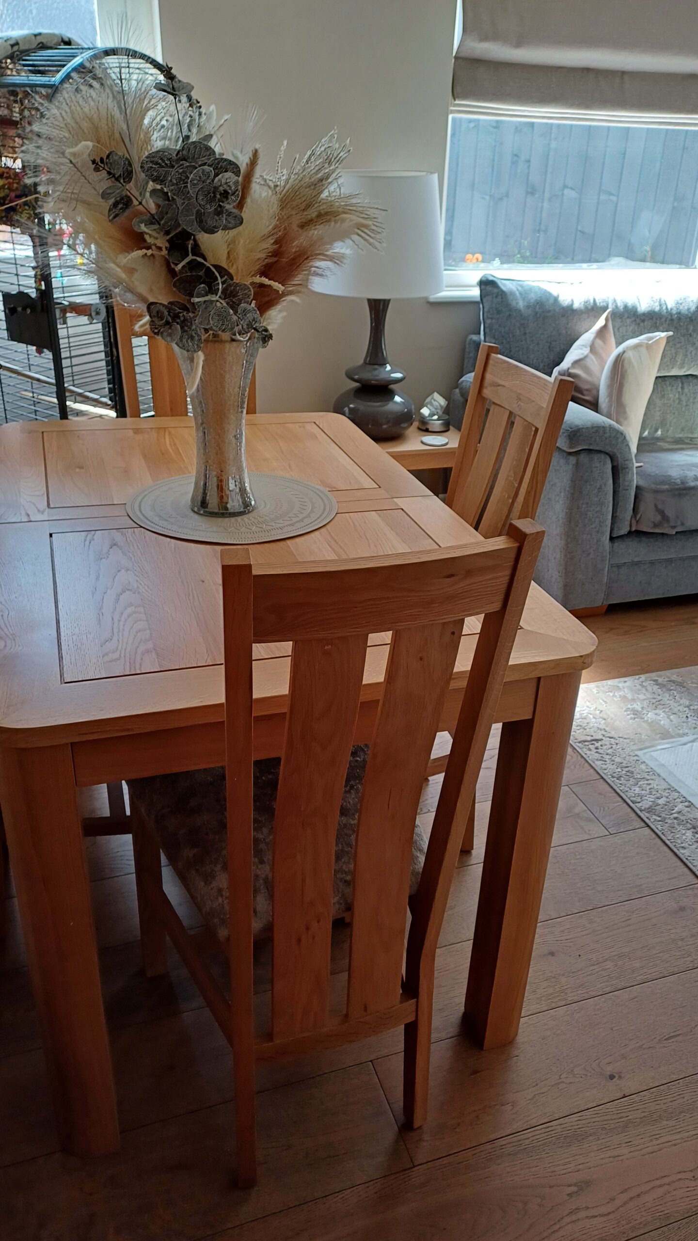 ROMSEY 6-8 Seater Extendable Dining Table Natural Solid Oak - Image 7