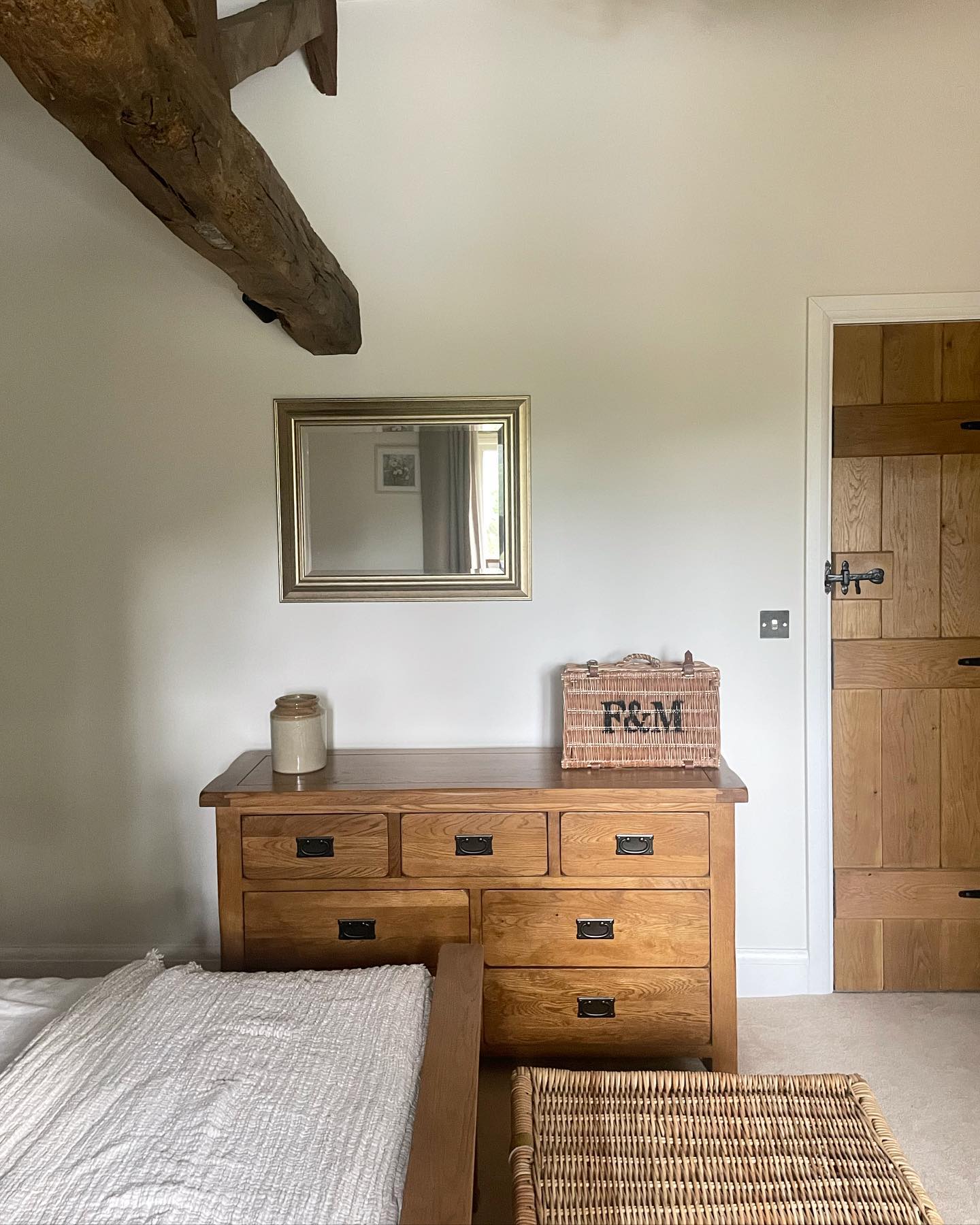 ORIGINAL RUSTIC 7 Drawer Chest Rustic Solid Oak - Image 5
