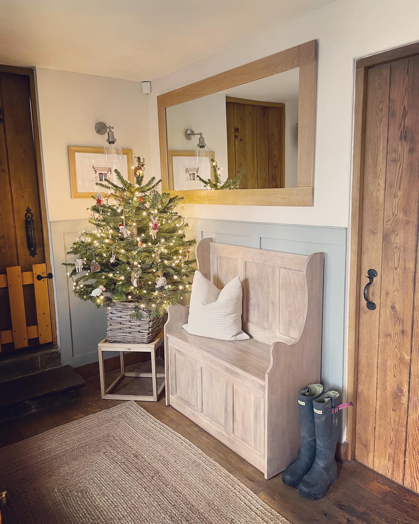 HARPER WALL MIRROR Natural Oak - Image 6