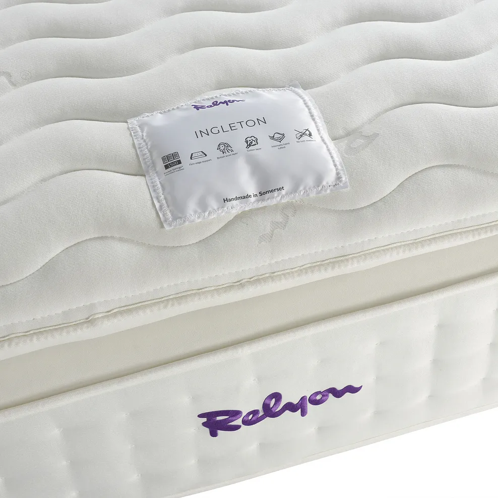 INGLETON MATTRESSES Super King-Size Mattress British Wool Pillowtop - Image 3