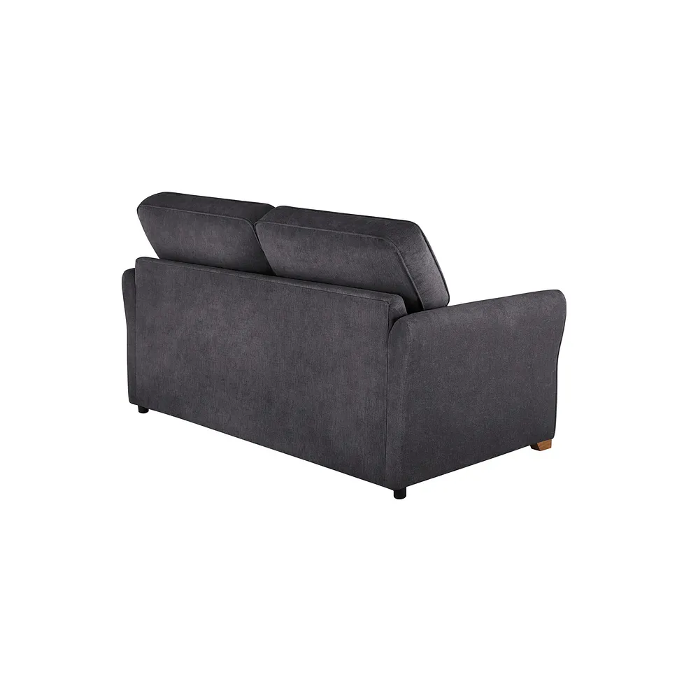 JASMINE 3 Seater Deluxe Sofa Bed Orkney Graphite Fabric - Image 5