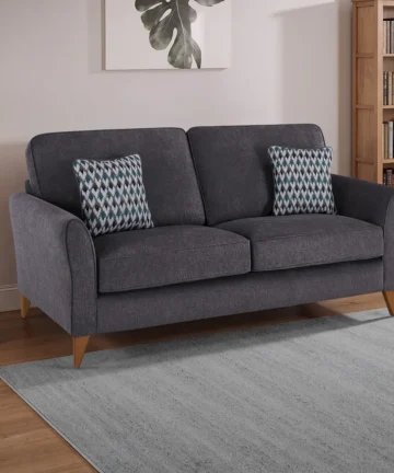 JASMINE 3 Seater Sofa Orkney Graphite Fabric