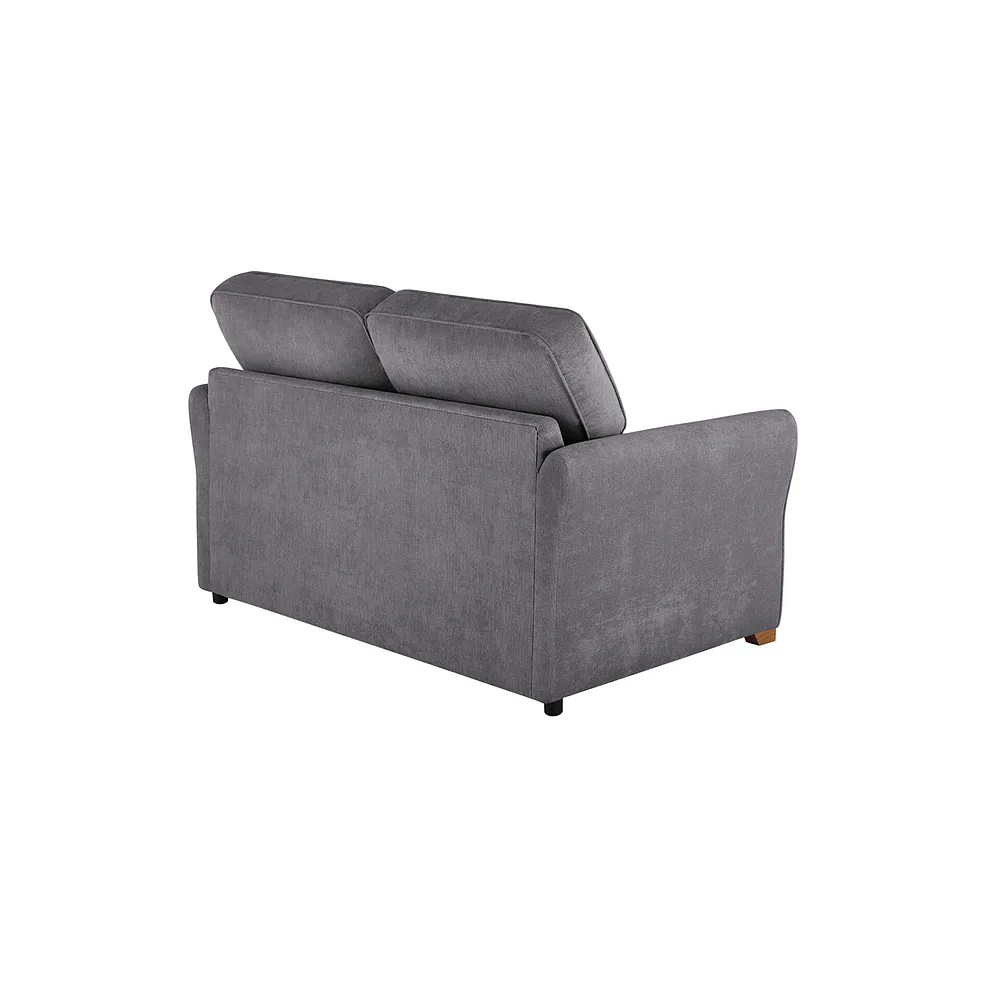 JASMINE 2 Seater Deluxe Sofa Bed Orkney Grey Fabric - Image 5