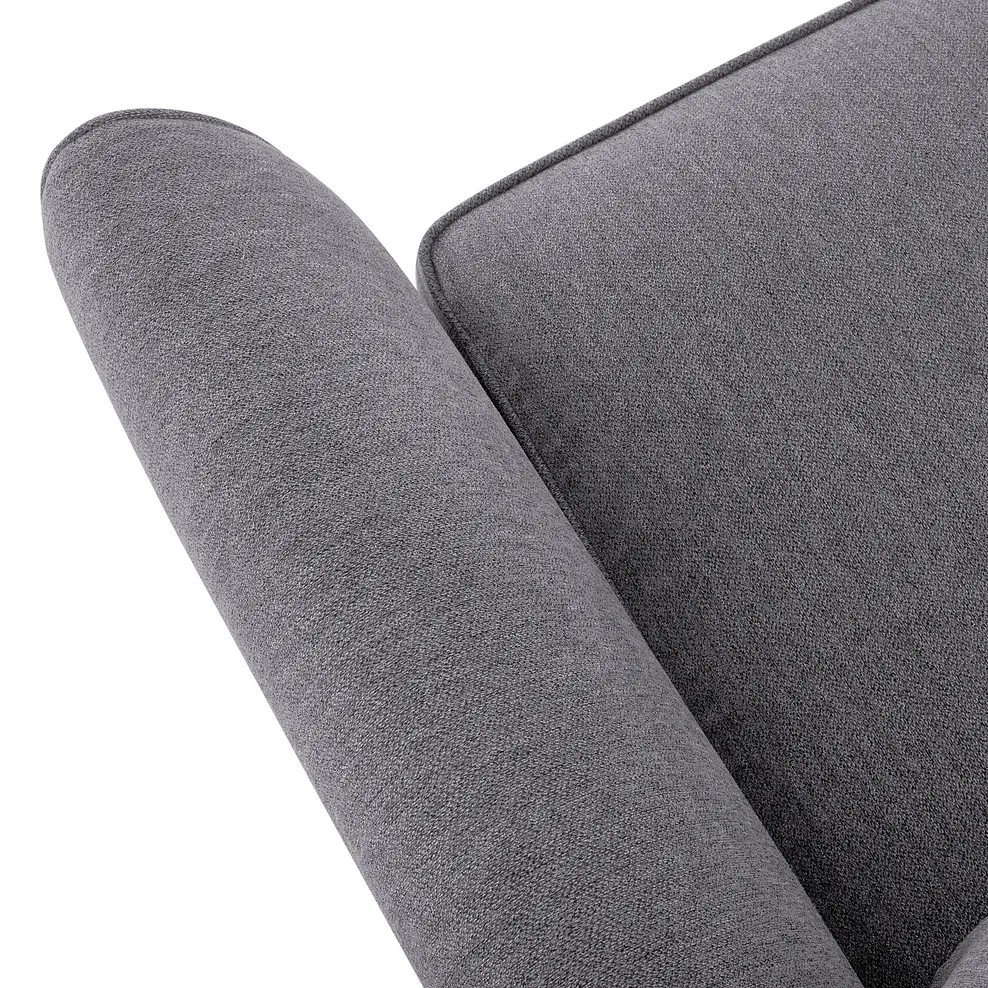 JASMINE 2 Seater Deluxe Sofa Bed Orkney Grey Fabric - Image 11