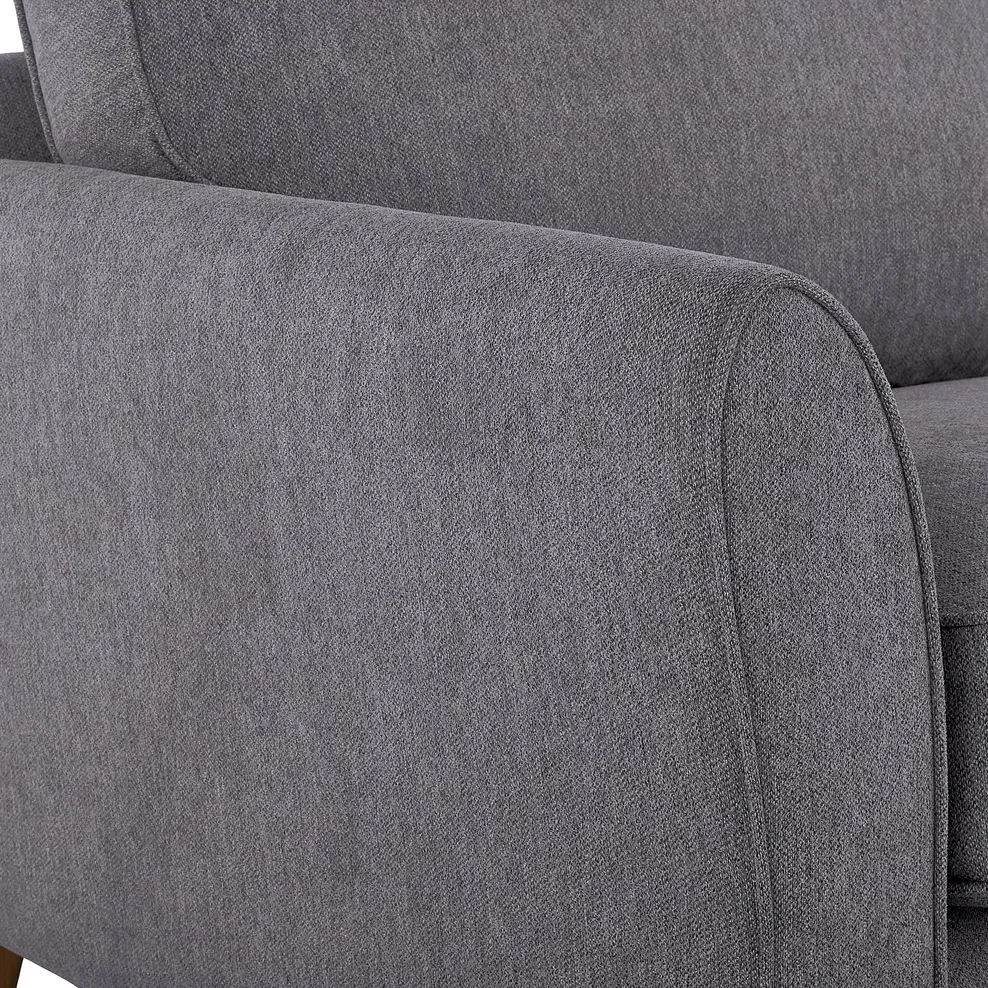 JASMINE 2 Seater Deluxe Sofa Bed Orkney Grey Fabric - Image 12