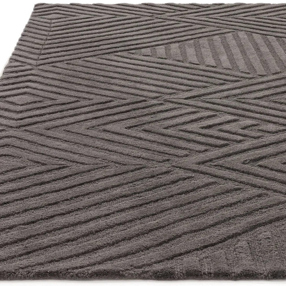 KENNEDY RUG 160 x 230cm - Charcoal