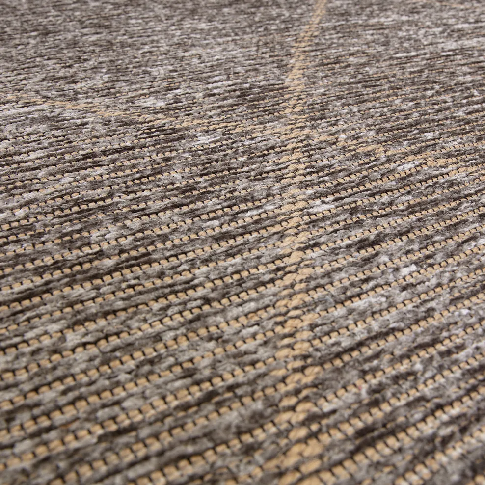 LATTICE RUG 160 x 230cm - Steel - Image 5