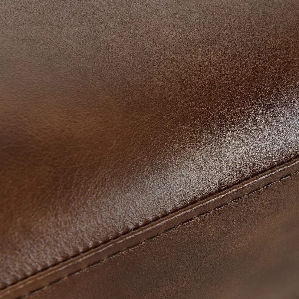 LUCCA 4 Seater Sofa Houston Whiskey Leather - Image 10