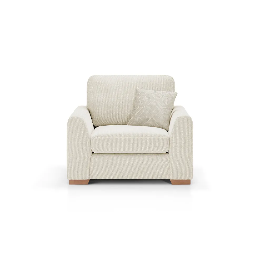 LUDLOW Armchair Cream Fabric