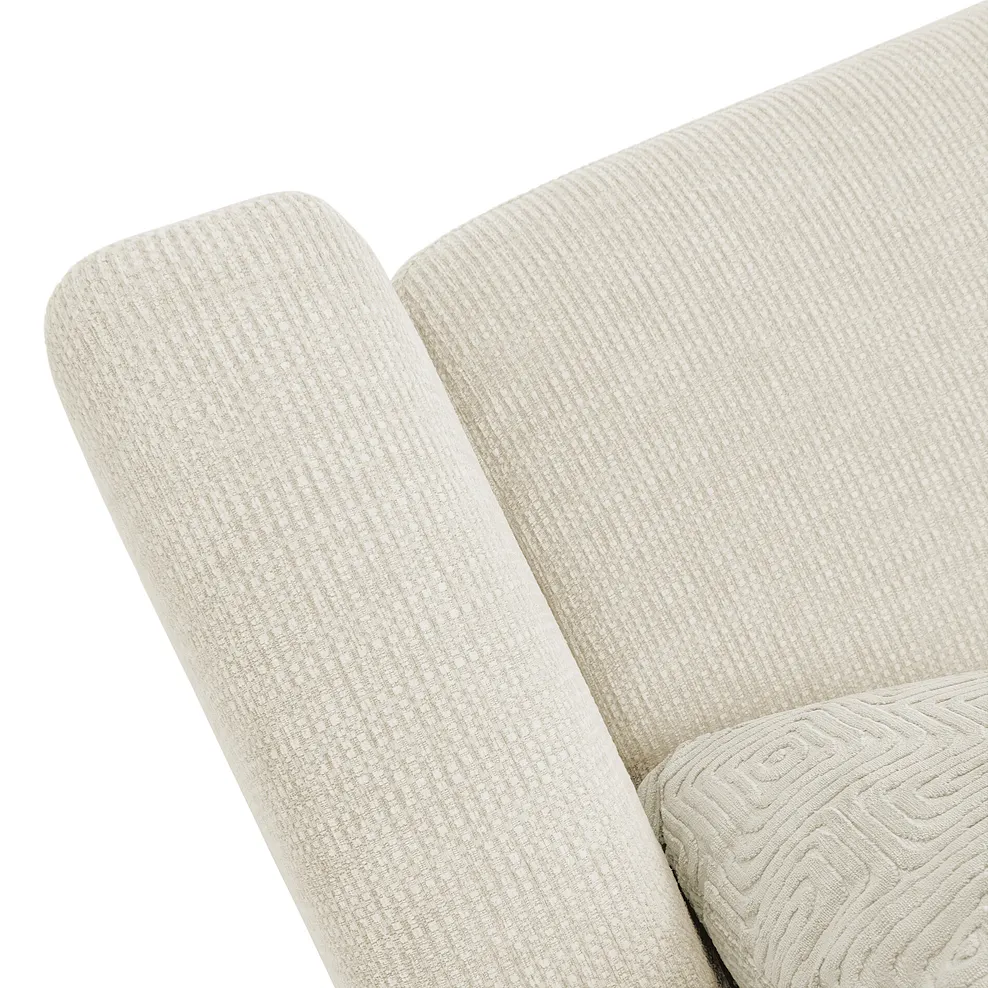 LUDLOW Armchair Cream Fabric - Image 8