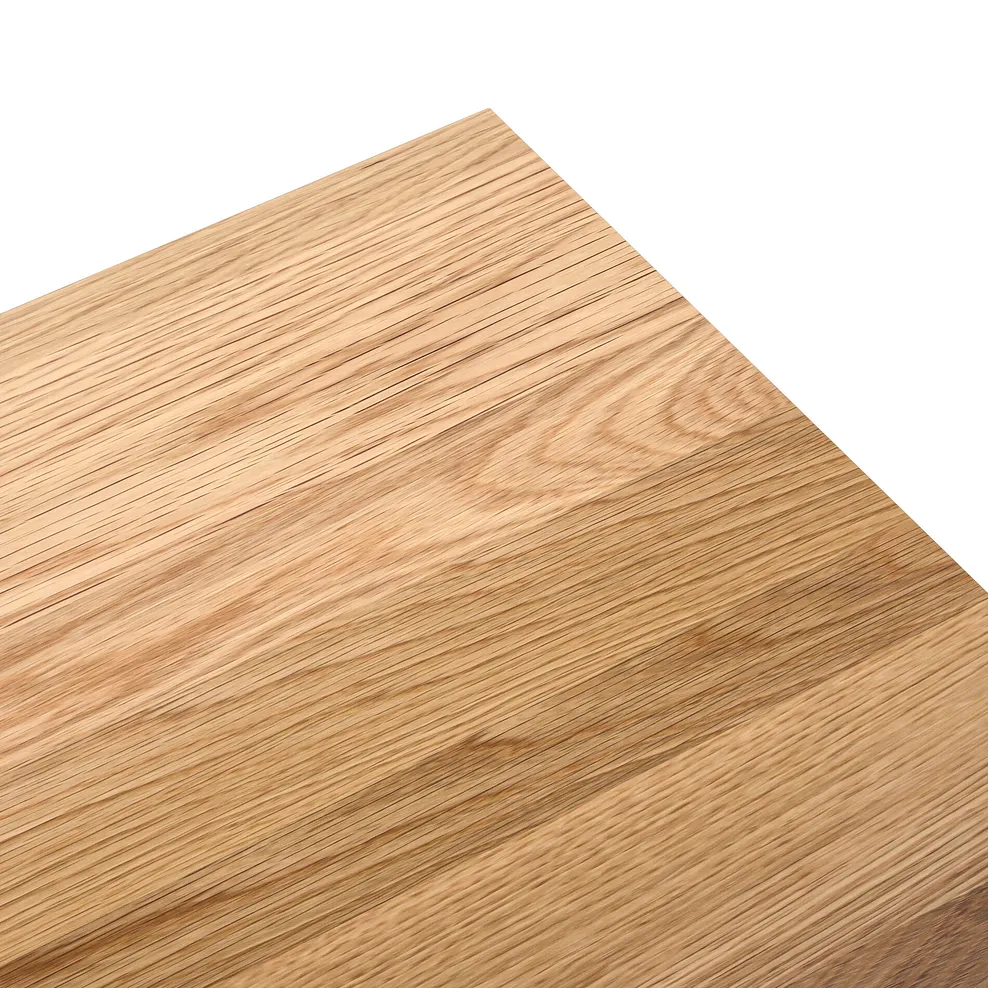 MAINE 4 Drawer Chest Natural Solid Oak & Metal - Image 9