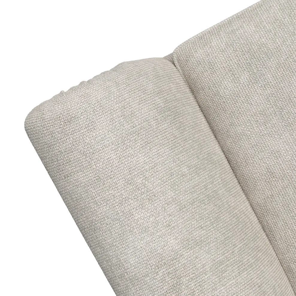 MILLDALE 3 Seater Pillow Back Sofa Ivory Fabric - Image 7