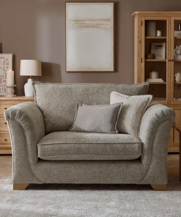 MILLDALE Loveseat Mink Fabric