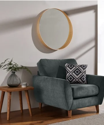 MILNER Armchair Granite Fabric