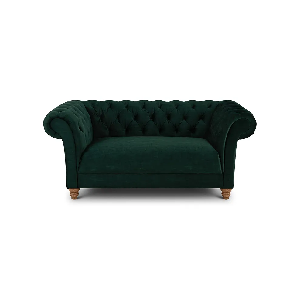 MONTGOMERY 2 Seater Sofa Bottle Green Fabric - Image 4