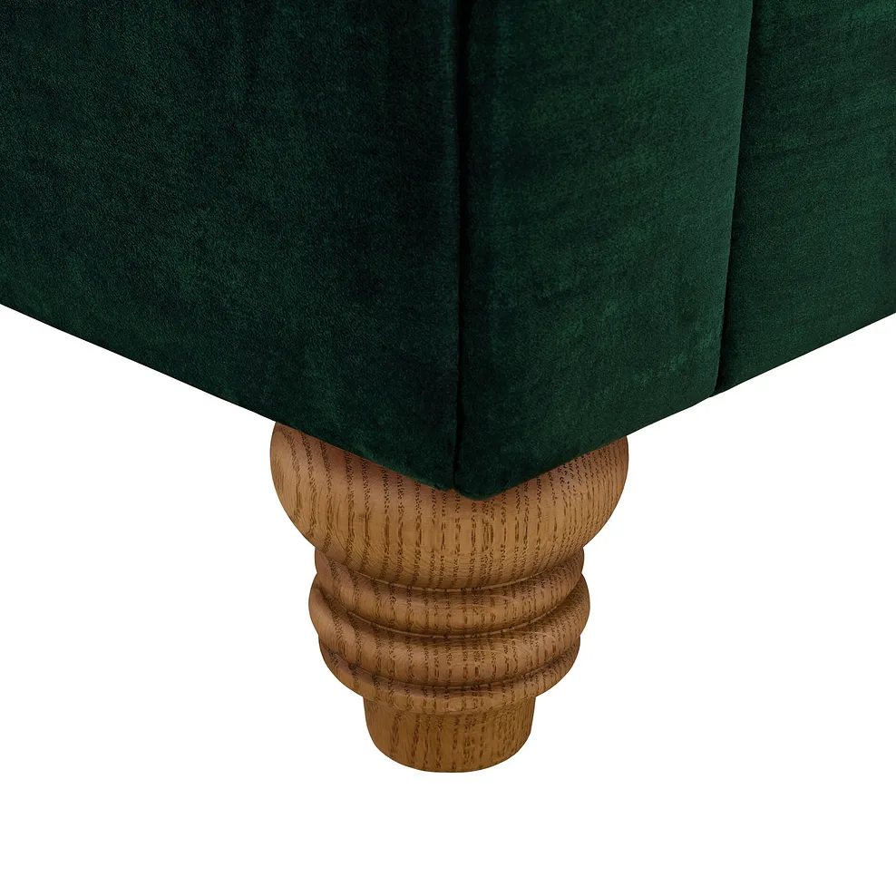 MONTGOMERY 2 Seater Sofa Bottle Green Fabric - Image 7