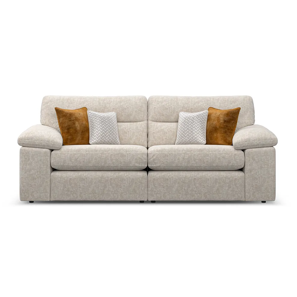 MORGAN 3 Seater Sofa Cupid Beige Fabric