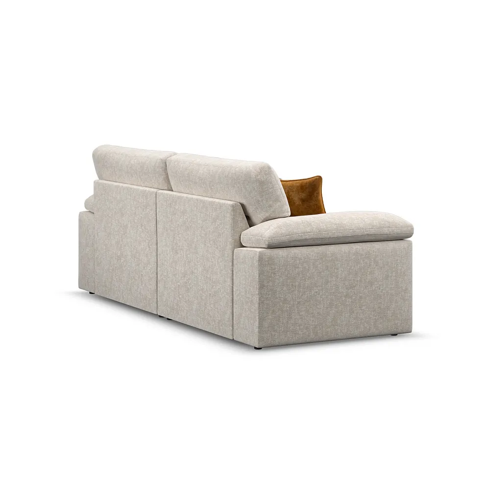 MORGAN 3 Seater Sofa Cupid Beige Fabric - Image 3