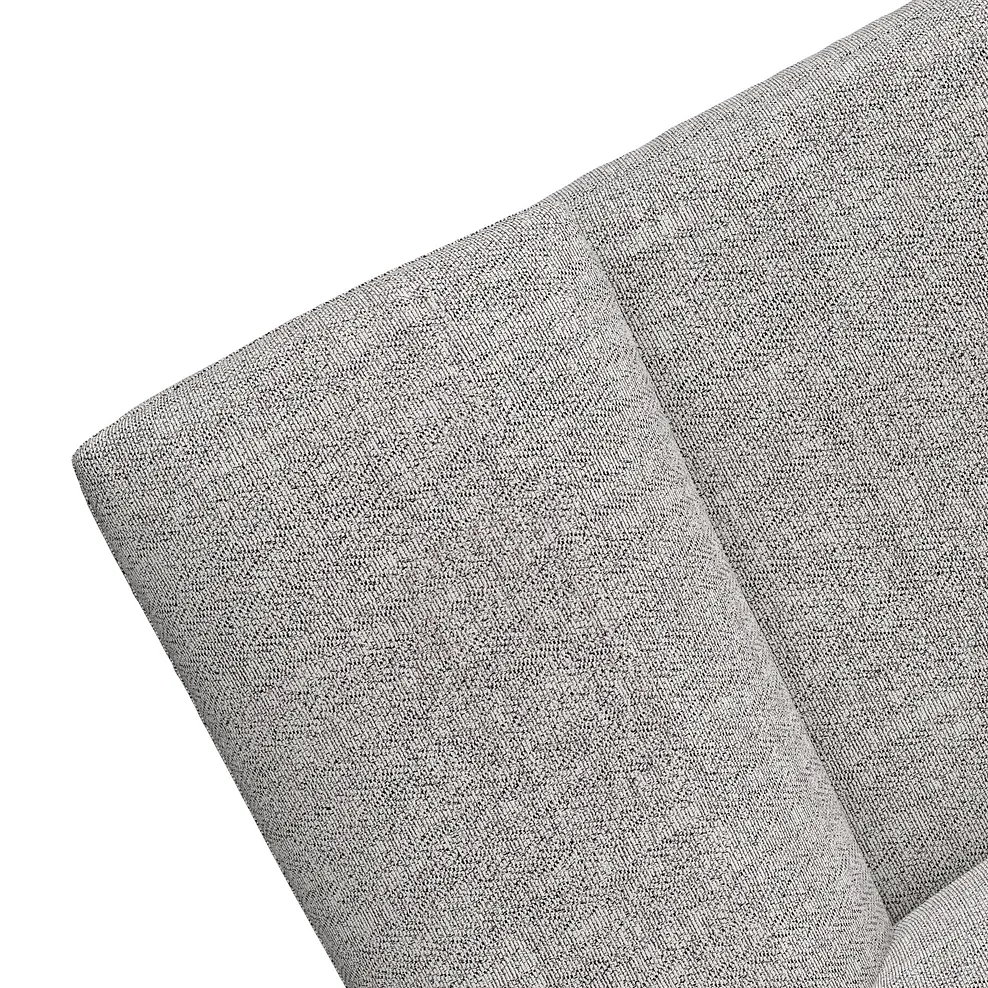 MORGAN Modular 4 Seat Right Hand Corner Sofa Santos Silver Fabric - Image 9