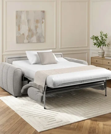 NAP 3 Seater Sofa Bed Coastal Linen Fabric