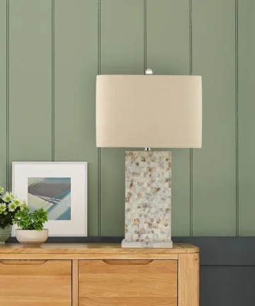 MONTAGE TABLE LAMP Natural Shell