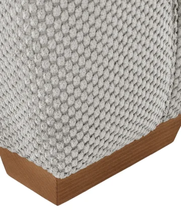 NEBRASKA Armchair Silver Fabric