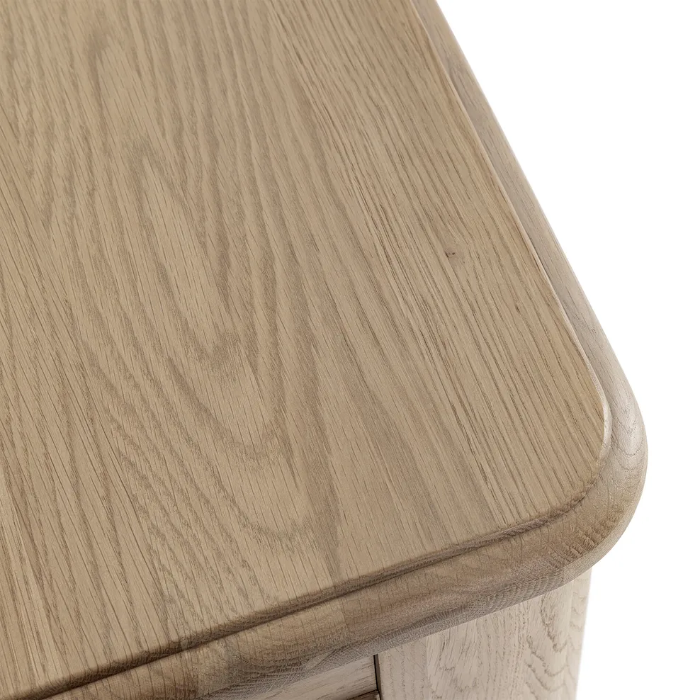 NEWTON 5ft11 Extending Dining Table with 8 Chairs Light Natural Solid Oak - Image 9