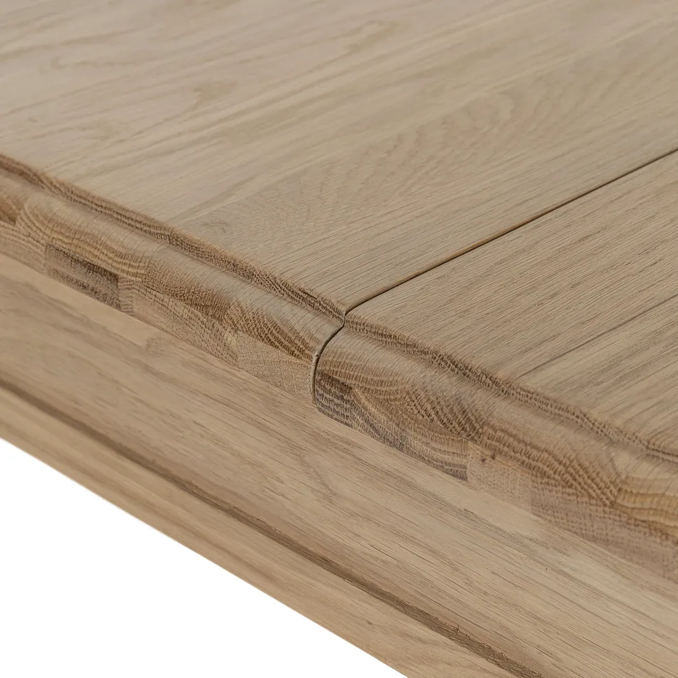 NEWTON 5ft11 Extending Dining Table with 8 Chairs Light Natural Solid Oak - Image 11