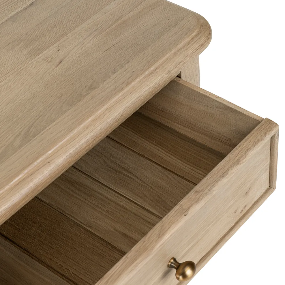 NEWTON Coffee Table Light Natural Solid Oak - Image 12