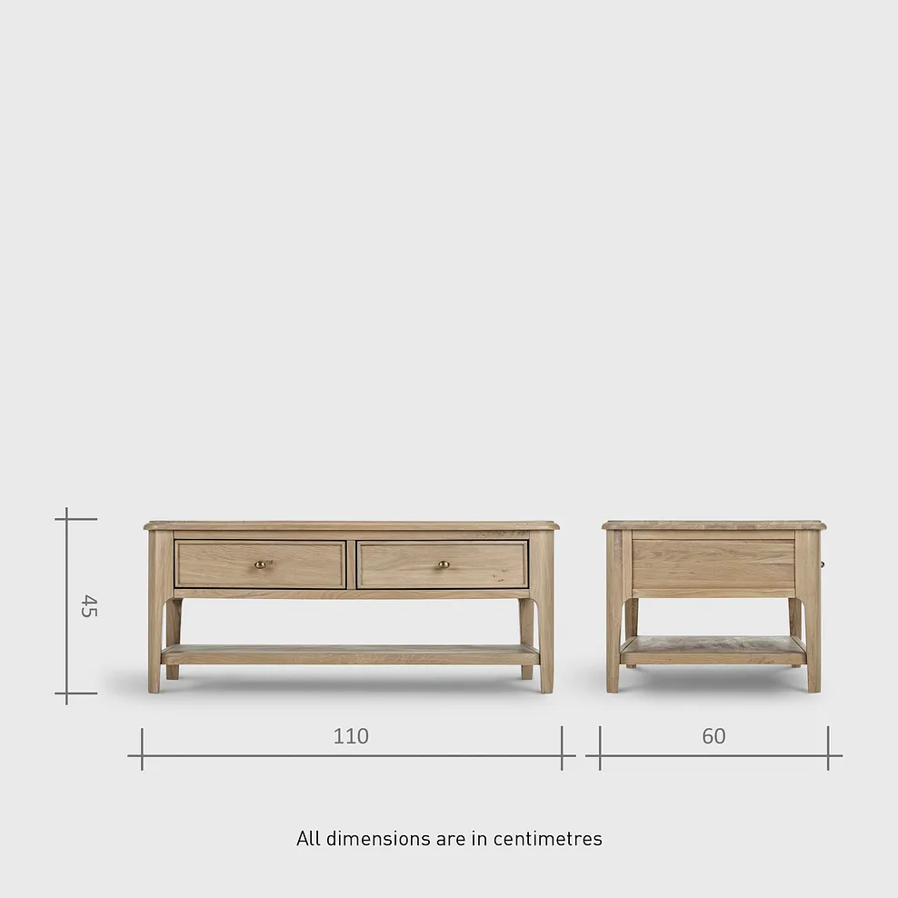 NEWTON Coffee Table Light Natural Solid Oak - Image 13