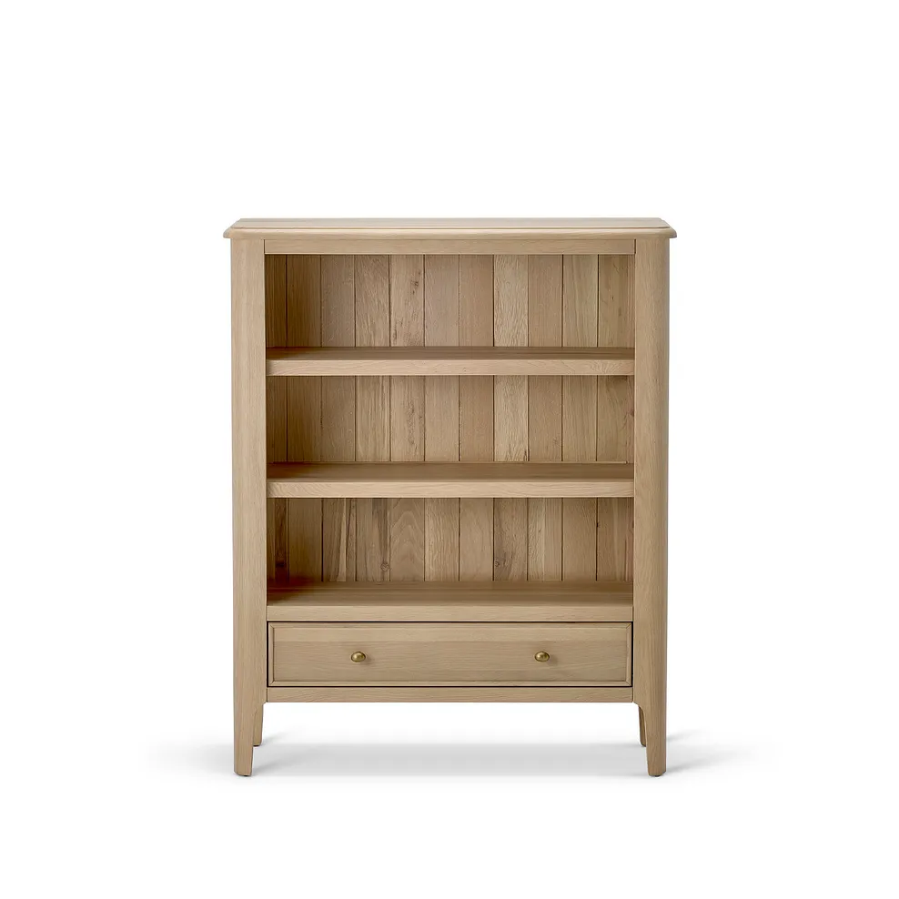 NEWTON Small Bookcase Light Natural Solid Oak - Image 4