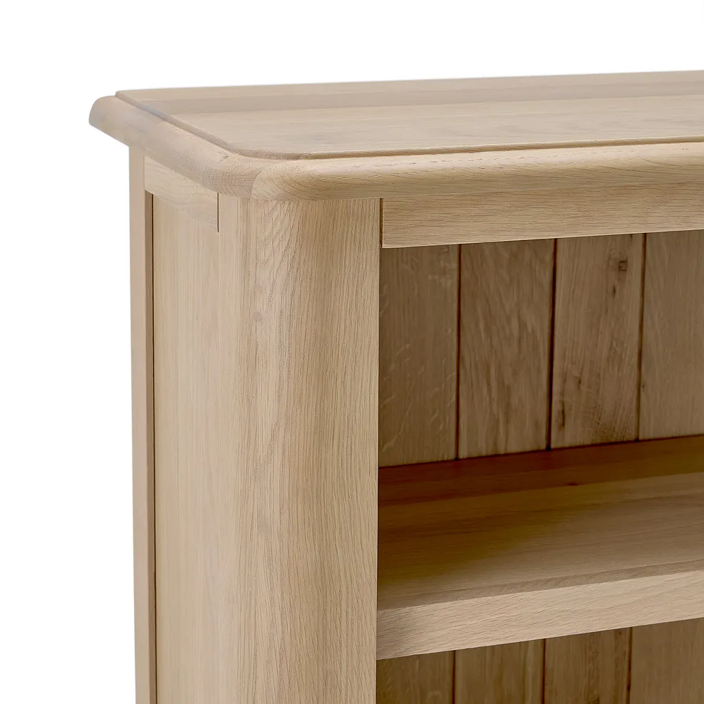 NEWTON Small Bookcase Light Natural Solid Oak - Image 8