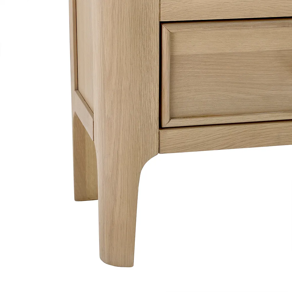 NEWTON Small Bookcase Light Natural Solid Oak - Image 9